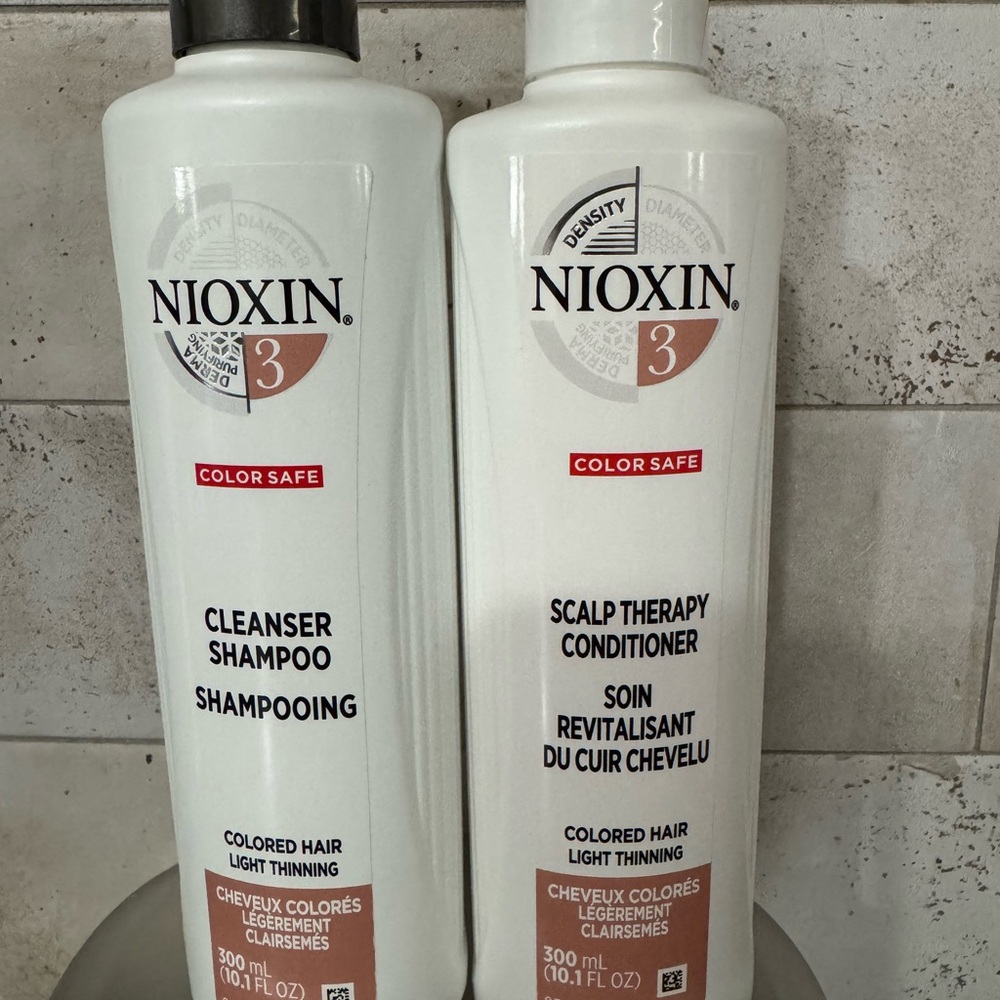 Nioxin 3 Cleanser Shampoo and Scalp Therapy Conditioner Set